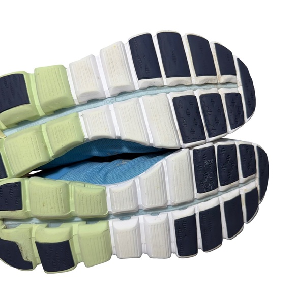 On Running Women's Sky Blue and Lime Athletic Shoes size 8.5 - Picture 5 of 6